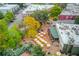 Aerial view showcasing the picnic tables and gathering spaces for the community at 210 Sampson Ne St # 8, Atlanta, GA 30312