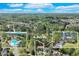 Aerial collage highlighting a large property with a pool, surrounding landscape, and residential homes at 3918 Windgrove Xing, Suwanee, GA 30024