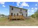 Two-story home features a wooden deck and spacious backyard great for outdoor activities at 576 Teversham Dr, Mcdonough, GA 30253