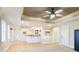 Open concept basement with a bar, neutral walls, and recessed lighting at 6236 Benbrooke Nw Dr, Acworth, GA 30101