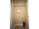 Small closet space with wire shelving, base trim, fire extinguisher, and outlets at 2548 Gadsen Walk, Duluth, GA 30097