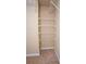 This walk-in closet features metal shelving for organized storage at 2548 Gadsen Walk, Duluth, GA 30097