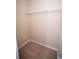Carpeted walk-in closet with single shelf at 2548 Gadsen Walk, Duluth, GA 30097