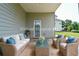 Virtual Staging of an outdoor patio with comfortable seating, perfect for relaxation and entertaining at 2589 Cajun Dr, Marietta, GA 30066