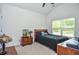 Bedroom featuring a large window and vaulted ceiling at 2589 Cajun Dr, Marietta, GA 30066