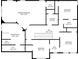 Upstairs floor plan featuring bedrooms, baths, laundry room, and walk-in closets, highlighting functionality at 2589 Cajun Dr, Marietta, GA 30066