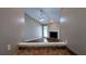 A living room featuring hardwood floors, a fireplace, and a large window at 510 Ward Rd, Ellenwood, GA 30294