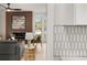 Cozy living room space showcasing modern fireplace and stylish tile backsplash at 3152 Normandy Ne Cir, Marietta, GA 30062
