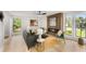 Bright living room with modern decor, fireplace, and ample natural light at 3152 Normandy Ne Cir, Marietta, GA 30062