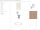 Powder room design featuring cabinet, faucet, toilet, flooring, lighting and countertop samples at 1981 Freestone Way, Marietta, GA 30064