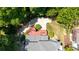 Aerial view showing deck area with seating at 3465 Summit Trl, Cumming, GA 30041