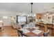 Spacious eat in kitchen with hardwood floors, breakfast bar and open floor plan at 4048 Suzanne Ln, Duluth, GA 30096