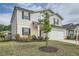 Charming two-story home with a combination of brick and siding exterior with a well maintained lawn and a two car garage at 4929 Dufour Dr, Lilburn, GA 30047