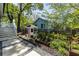 Charming backyard featuring a custom playhouse, lush garden, and inviting patio at 1076 Manigault Se St, Atlanta, GA 30316