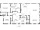 Detailed first-floor plan showing layout of kitchen, bedrooms, bathrooms, and living spaces at 1076 Manigault Se St, Atlanta, GA 30316