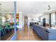 Bright open-concept living room and kitchen area with hardwood floors and modern finishes at 1076 Manigault Se St, Atlanta, GA 30316