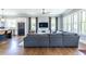 Spacious living room and kitchen area with modern design and ample natural light at 1076 Manigault Se St, Atlanta, GA 30316