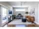 Bright office with hardwood floors, modern decor, and walkout to terrace at 1076 Manigault Se St, Atlanta, GA 30316
