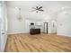 Bright open-concept with wood floors, high ceilings, modern kitchen, and stainless steel appliances at 1189 Gardenia Nw St, Atlanta, GA 30314