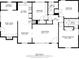 Detailed floor plan showing layout with dimensions for the kitchen, bedrooms, and living spaces at 2265 Starline Dr, Decatur, GA 30032