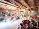 Large unfinished basement with insulation in the ceiling, ready to be customized at 1412 Brighton Pl, Loganville, GA 30052