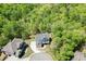 Aerial view of a beautiful home nestled among lush trees, highlighting its peaceful and private setting at 4208 Sierra Creek Ct, Hoschton, GA 30548