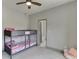 Bedroom boasts built-in bunk beds and an ensuite bathroom access at 4208 Sierra Creek Ct, Hoschton, GA 30548