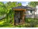 Exterior shot of climate controlled wine cellar accessible from the backyard at 5641 Roberts Dr, Dunwoody, GA 30338