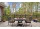 Outdoor patio with seating and view of backyard at 1410 Daley Ridge Ct, Lawrenceville, GA 30045