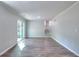 Finished basement with vinyl floors and walkout access to backyard at 2538 Three Bars Drive, Grayson, GA 30017