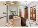 Elegant bathroom featuring a glass enclosed shower, standalone tub, and luxurious fixtures at 5473 Heyward Square Pl, Marietta, GA 30068