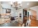 Spacious kitchen with granite countertops, stainless steel appliances, and an eat-in dining area at 5473 Heyward Square Pl, Marietta, GA 30068
