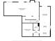 Basement floorplan showing recreation, sitting, and electrical rooms; plus a bathroom, kitchen, and bedroom at 603 Redcoat Cir, Canton, GA 30114