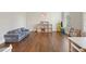 Play room featuring hardwood floors and neutral wall paint at 603 Redcoat Cir, Canton, GA 30114