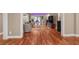 Spacious basement area with hardwood floors and modern furnishings at 866 Coopers Ridge Sw Path, Grayson, GA 30017