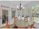Sunny breakfast nook with large windows and a view of the backyard and patio at 866 Coopers Ridge Sw Path, Grayson, GA 30017