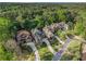 Aerial view of luxury homes nestled in a lush, wooded community at 3574 N Druid Hills Rd, Decatur, GA 30033