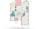 Detailed floor plan showing the layout of the primary level at 3574 N Druid Hills Rd, Decatur, GA 30033