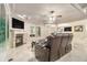 Comfortable living room showcasing a fireplace and plush seating at 3574 N Druid Hills Rd, Decatur, GA 30033