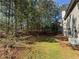 Backyard with an AC unit and some trees at 4500 Nocohoma Bnd, Douglasville, GA 30135