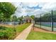 Enjoy community living with a pool, tennis court, green spaces, and clubhouse for recreation and relaxation at 1265 Birchwood Ln, Roswell, GA 30076