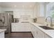 Modern kitchen features stainless steel appliances, white cabinets, and sleek countertops at 2530 Parkdale Pl, Atlanta, GA 30305