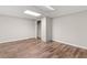 An empty bedroom features wood floors, and a closet at 3183 Robinwood Trl, Decatur, GA 30034