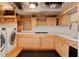 Basement kitchenette area featuring a washer/dryer at 479 Shannon Sw Dr, Atlanta, GA 30310