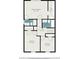 Second-floor floor plan showing bedrooms, bathrooms, and a walk-in closet at 1292 Marcelle Heights Nw Pl, Norcross, GA 30093