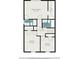 Second floor plan featuring a primary bedroom, two bedrooms, and two bathrooms at 1292 Marcelle Heights Nw Pl, Norcross, GA 30093