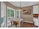 Cozy dining area with large windows providing lots of natural light and beautiful views at 27 Friendship Rd, Euharlee, GA 30145