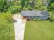 Overhead view of property featuring an inviting entrance and expansive lawn at 2793 Horse Shoe Dr, Atlanta, GA 30316