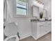 Bright bathroom showcasing double sinks and granite countertops at 2793 Horse Shoe Dr, Atlanta, GA 30316