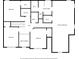 Second floor plan featuring bedrooms, bathrooms, laundry, and walk-in closets at 4689 Shire Dr, Lithonia, GA 30038